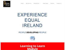 Tablet Screenshot of equalireland.ie